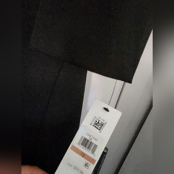 NWT Calvin Klein Black Dress w/ 3/4 sleeves - Picture 4 of 6